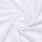 Pasmanteria - TKANINA 130G MUŚLIN BAMBUSOWO-BAWEŁNIANY 140CM BIAŁY - miniaturka - grafika 1