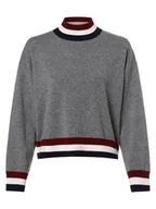 Swetry damskie - Tommy Hilfiger Sweter damski z dodatkiem kaszmiru Kobiety Wełna szary marmurkowy, S - miniaturka - grafika 1