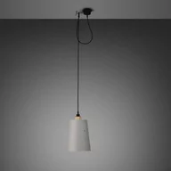 Lampy sufitowe - Lampa Hooked 1.0 Large Szara/Mosiądz - 2.6M [A112L] - miniaturka - grafika 1