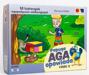 Historyjki obrazkowe Papuga Aga opowiada cz 5 - Pedagogika i dydaktyka - miniaturka - grafika 1