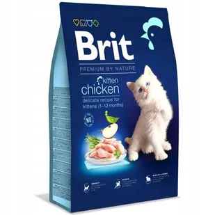 BRIT Premium By Nature Kitten 1,5kg - Sucha karma dla kotów - miniaturka - grafika 1