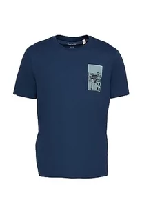 ESPRIT T-shirt męski, 420 / szary niebieski, XS - Koszulki męskie - miniaturka - grafika 1