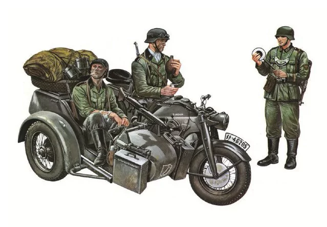 Italeri Zundapp KS750 with Sidecar 317