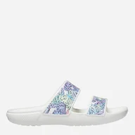 Buty dla dziewczynek - Klapki dziecięce Crocs Classic Crocs Butterfly Sndl KCR208299 33-34 Biały/Wielokolorowy (196265236435) - miniaturka - grafika 1