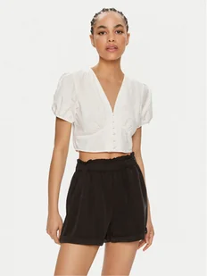 Vero Moda Bluzka Charlotte 10303653 Biały Regular Fit - Bluzki damskie - miniaturka - grafika 1