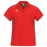 Koszulki i topy damskie - Erima Damska koszulka polo CMPT Pique´ (2112537), czerwona/biała, 40 - miniaturka - grafika 1