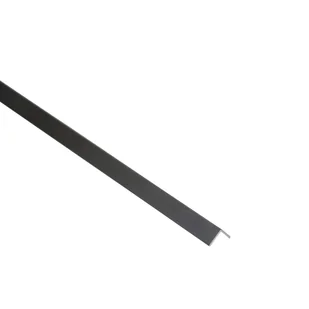 Standers Kątownik aluminiowy 2.5m 15x15x1 mm czarny - Inne materiały budowlane - miniaturka - grafika 1