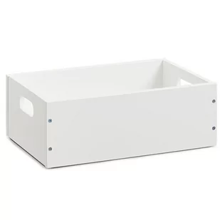 Zeller Skrzynia do przechowywania biała, 11x30x20 cm - Pojemniki na zabawki - miniaturka - grafika 1