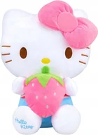 Maskotki i pluszaki - Maskotka Hello Kitty z truskawką 30 cm – pluszowa przytulanka dla dzieci - miniaturka - grafika 1