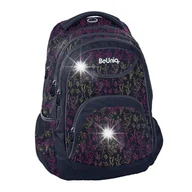 Plecaki szkolne i tornistry - PLECAK SZKOLNY MŁODZIEŻOWY TORNISTER DLA DZIEWCZYNKI KWIATY PIÓRNIK - miniaturka - grafika 1