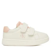 Buty dla dziewczynek - Sneakersy Calvin Klein Velcro V1A9-83206-1355A708 M Biały - miniaturka - grafika 1