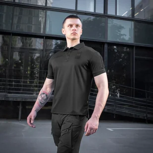 M-Tac - Koszula polo Elite Tactical Coolmax - Czarne - 80010002 - Odzież taktyczna i umundurowanie - miniaturka - grafika 11