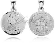 Biżuteria religijna - Srebrny medalik Święty Jan Paweł II URMD159 - miniaturka - grafika 1