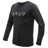 Koszulki sportowe męskie - Męska koszulka Sensor merino Blend Elements black Rozmiar: L / Kolor: czarny - miniaturka - grafika 1