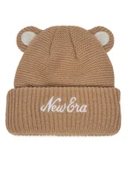 Czapki dla dzieci - New Era Czapka Teddy Bear Ears Cuff Knit Beanie 60580794 Brązowy - miniaturka - grafika 1