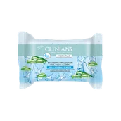 Kremy do twarzy - Clinians Hydra Plus - chusteczki do demakijażu z aloesem (25 szt.) - miniaturka - grafika 1