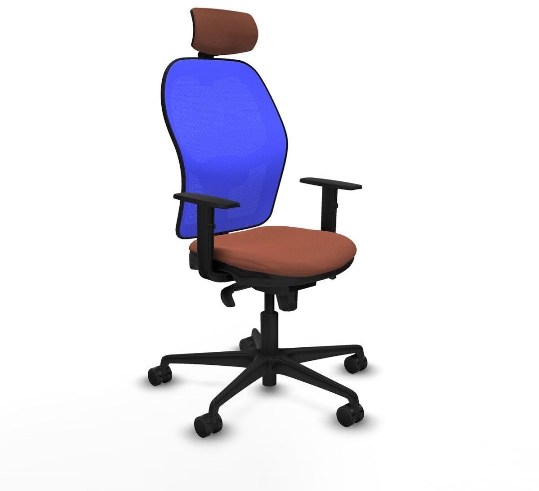 Krzesło Biurowe z Zagłówkiem Piqueras y Crespo 1D036N2 Niebieski Brązowy