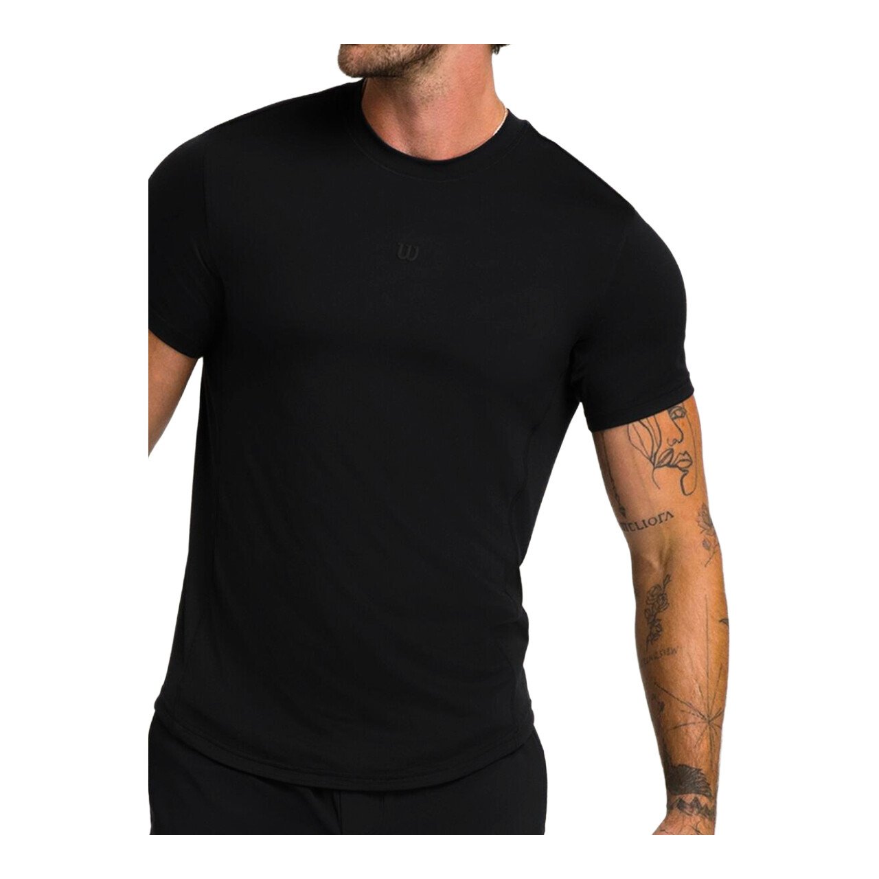 Koszulka męska Wilson M Everyday Performance Tee Black L