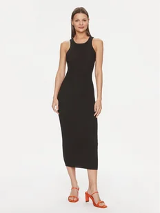 Silvian Heach Sukienka codzienna GPP24020VE Czarny Bodycon Fit - Sukienki - miniaturka - grafika 1