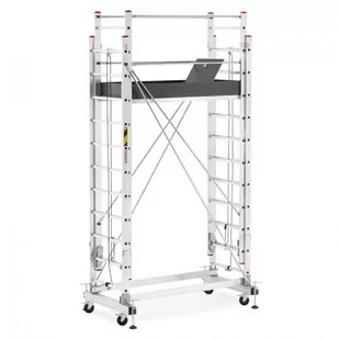 Rusztowanie aluminiowe jezdne wysuwane HIGHER 2x15 - Rusztowania - miniaturka - grafika 1