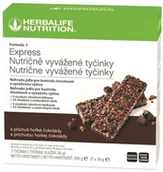 Batony proteinowe - Formuła 1 Express Baton - zbilansowany posiłek 7 batonów x 56 g gorąca czekolada - miniaturka - grafika 1