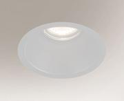 Lampy sufitowe - Shilo oprawa sufitowa Kami GU10 biała wpuszczana 7378 - miniaturka - grafika 1