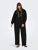 Bluzy damskie - ONLY Bluza w kolorze czarnym - miniaturka - grafika 1