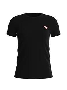 GUESS DAMSKI T-SHIRT KOSZULKA BLUZKA CZARNA M - Bluzki damskie - miniaturka - grafika 1