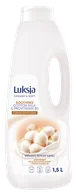 Kosmetyki do kąpieli - Kremowy płyn do kąpieli z mleczkiem bawełnianym i prowitaminą B5 Luksja 1500 ml - miniaturka - grafika 1