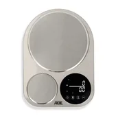 Wagi kuchenne - Podwójna waga kuchenna, precyzyjna i standardowa, do 500 g/do 5 kg, 23 x 16 x 3 cm, stal nierdzewna AD-KE 2354 - miniaturka - grafika 1