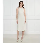 Sukienki - Patrizia Pepe Sukienka | z dodatkiem lnu - miniaturka - grafika 1