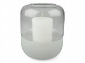 Świeczniki - ŚWIECZNIK tea light na stół SZKLANY wys. 19cm - miniaturka - grafika 1