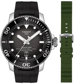 Zegarki męskie - Zegarek Tissot T120.607.17.441.00+T852.047.177 SEASTAR 2000 PROFESSIONAL POWERMATIC 80 - miniaturka - grafika 1