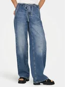 Spodnie damskie - ONLY Jeansy Pennie 15359088 Niebieski Wide Leg - miniaturka - grafika 1