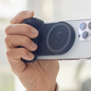 ShiftCam SnapGrip Creator Kit Uchwyt do iPhone do fotografii mobilnej ze statywem oraz lampą z MagSafe i wbudowanym powerbankiem 3200mAh - Błękitna toń - Statywy fotograficzne - miniaturka - grafika 4