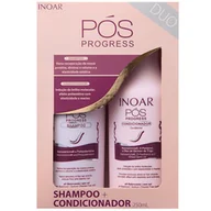 Zestawy kosmetyków damskich - Zestaw : 3 x Inoar Pos Progress Duo Pack zestaw po keratynowym prostowaniu włosów 2x250ml 3/ZESTAW - miniaturka - grafika 1