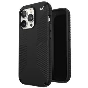 Speck Presidio2 Grip - Antypoślizgowe etui iPhone 14 Pro (Black / Black / White) - Etui i futerały do telefonów - miniaturka - grafika 2