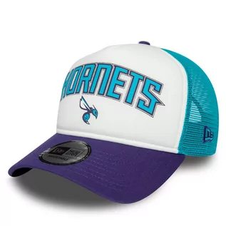 Czapki męskie - Czapka z daszkiem New Era Nba Retro Trucker Hornets 60434971 Biały - grafika 1