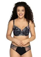 Majtki damskie - Ava Lingerie Figi 1959/B Brazyliany Black S czarny - miniaturka - grafika 1