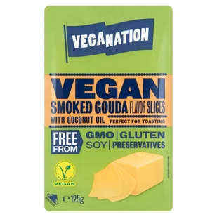 VegaNation - Ser wegański o smaku wędzonej Goudy - Sery - miniaturka - grafika 1