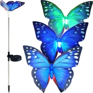 MOTYL SOLARNY LED LAMPKA OZDOBNA NA PIKU SOLARNA LAMPA CZUJNIK ZMIERZCHU