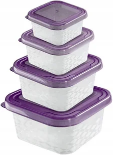 Pojemniki na żywność do lodówki BranQ 4 szt 2,75 l - Pojemniki kuchenne - miniaturka - grafika 1