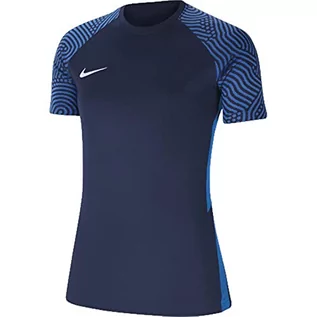 Koszulki i topy damskie - Nike Damska koszulka Strike Ii Jersey Ss Women T-Shirt niebieski granatowy/biały (Midnight Navy/Photo Blue/White) XS CW3553-410 - grafika 1