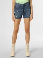 Spodenki damskie - Levi's - Damskie krótkie spodenki jeansowe  Ribcage Shorts, niebieski - miniaturka - grafika 1