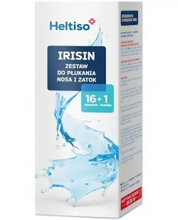 Heltiso Irisin zestaw do płukania nosa i zatok 16 saszetek 1 butelka - Przeziębienie i grypa - miniaturka - grafika 1