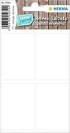 Etykiety do drukarek - HERMA 15659 duże etykiety wielofunkcyjne (40 x 55 mm, 6 arkuszy, papier, matowe) samoprzylepne, trwałe etykiety do gospodarstwa domowego do pisania ręcznego, 24 etykiety samoprzylepne, białe - miniaturka - grafika 1