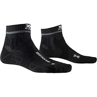 X-Socks Damskie skarpety Marathon czarny Opal Black 35-36 - Skarpetki damskie - miniaturka - grafika 1