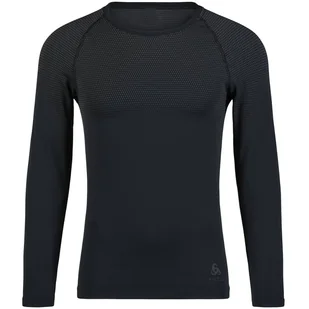Bluza termoaktywna męska Odlo Performance Light Eco BL Top Crew Neck LS - Bluzy męskie - miniaturka - grafika 1