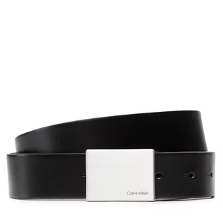 Paski - Calvin Klein Pasek Męski Formal Plaque Belt 3.5cm K50K504309 001 - grafika 1