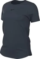 Koszulki i topy damskie - Nike Koszulka z krótkim rękawem W Nk One Classic Df Ss Top, Armory Navy/Black, FN2798-478, M - miniaturka - grafika 1